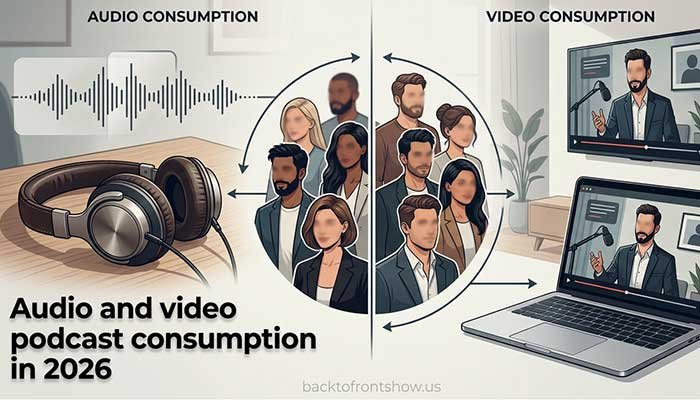 Audio and video podcast consumption in 2026